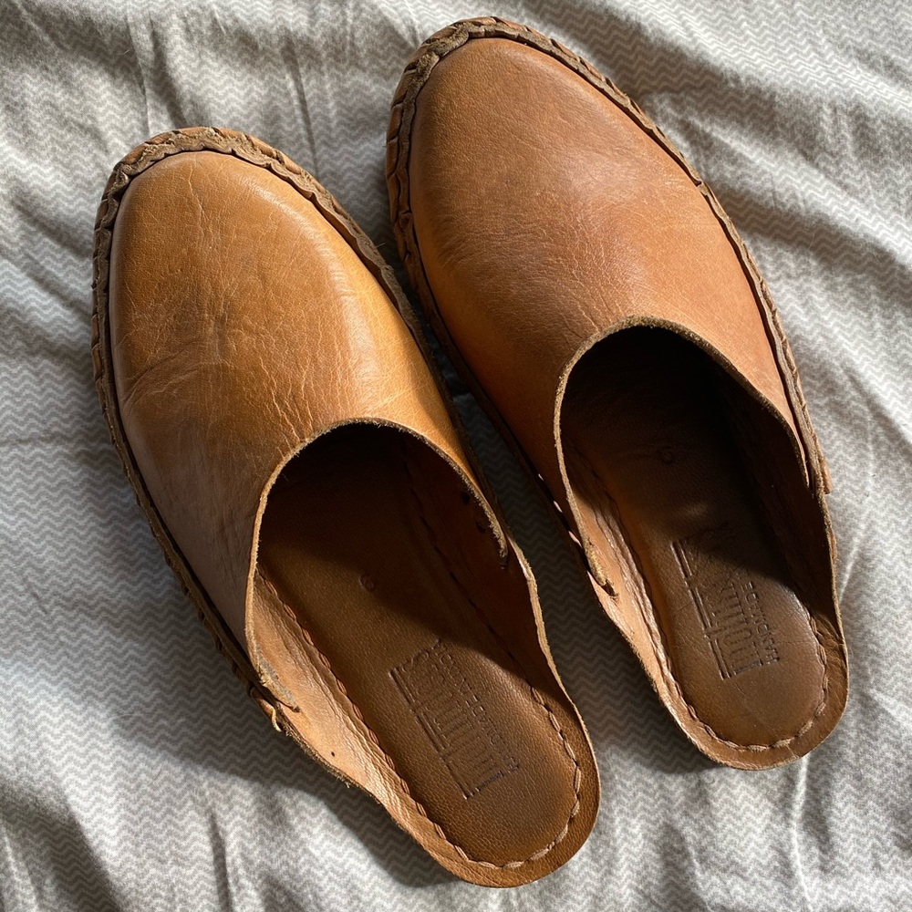 Mohindeer Solid Slides - natural, women's 6